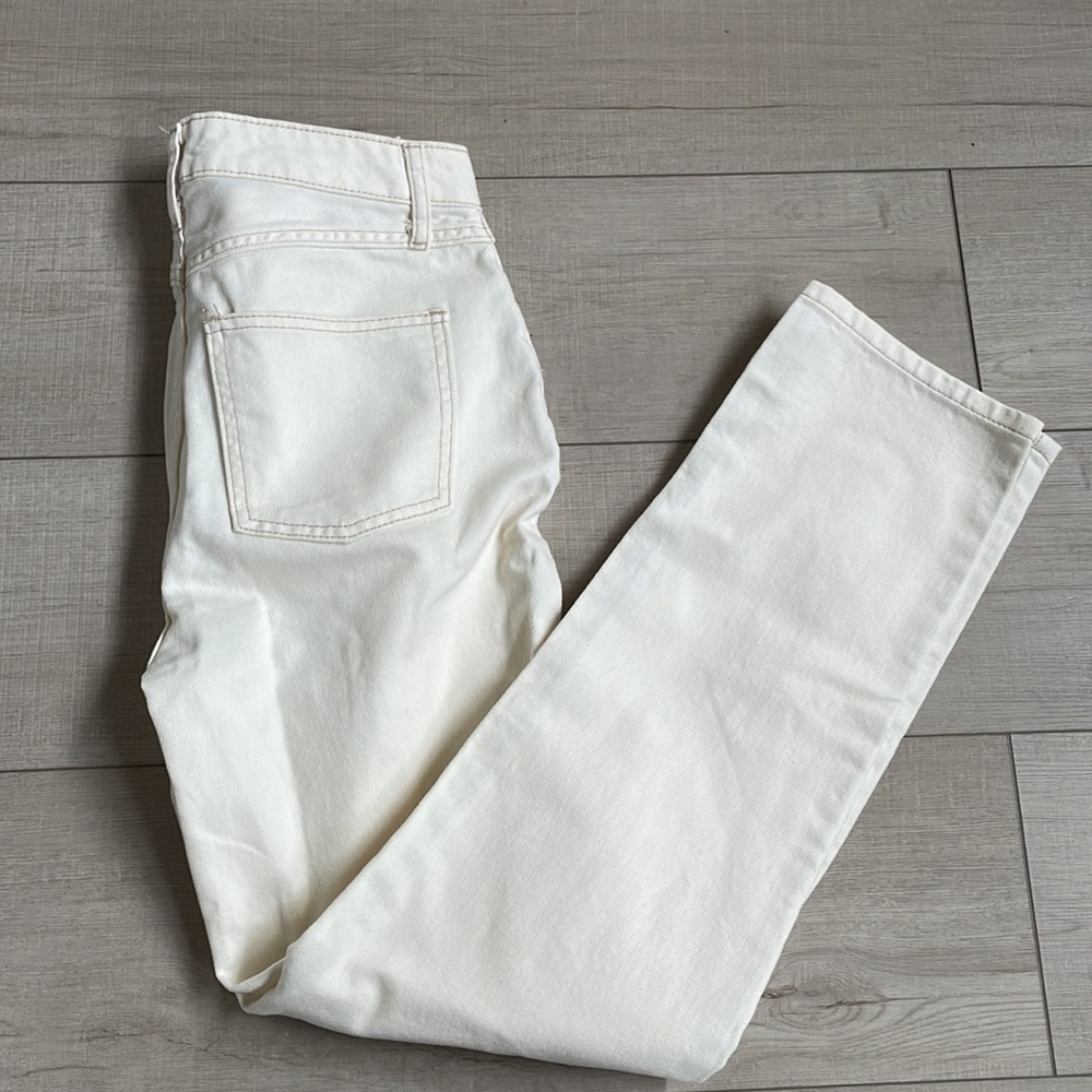 House of Harlow off- white straight leg jeans - Picture 4 of 6